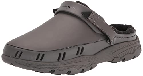 Skechers Usa Men's Men's Creston Ultra Sherpa Lined Clog, Khaki, 11 #TOP23