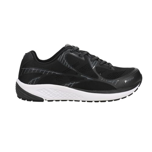 Image of Propet Mens One Lt Lace Up Sneakers Shoes Casual - Black