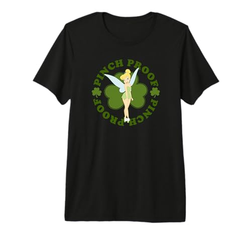 T-shirt Saint-Patrick anti-pincement Disney Clochette haut vert confortable