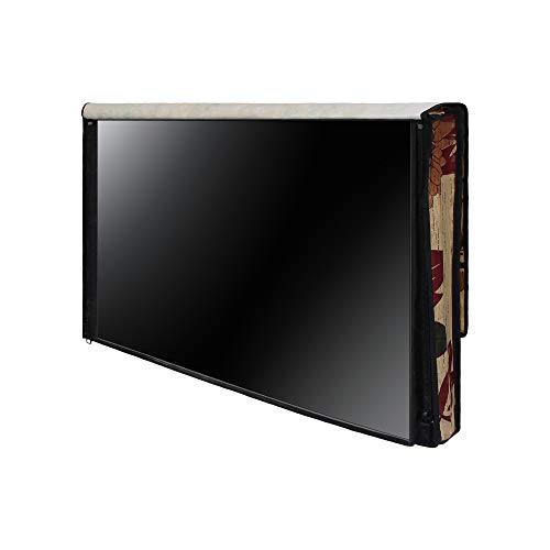 Image of DREAM CARE Double Use - Transparent & Printed Flap - 32 Inches LED TV Cover, Waterproof LED TV Cover for (LG, Samsung, Vu, Mi, Realme, TCL, Croma), SA03