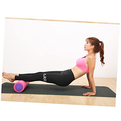 KICHOUSE Rodillo de Espuma Sólida para Yoga para Equilibrio y Masaje Herramienta Duradera de Fitness para Mujeres Yoga Rosa y Terapia Física Alivia Dolores y Tensión miniatura 6