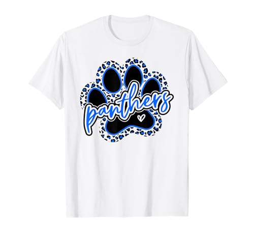 Vintage Panthers School Sports Name Spirit Go Back to School T-Shirt