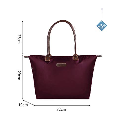 NOTAG Dameshandtas, waterdicht, van nylon, schoudertas, reistas, strandtas, shopper - Image 3
