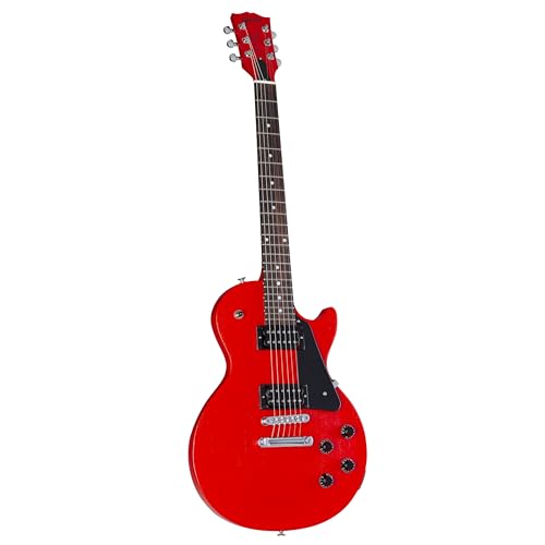 Gibson Les Paul Modern Lite Cardinal Red Satin – Guitare Électrique à Coupe Simple - Les Beatles, Paul McCartney, John Lennon, RIngo Starr, George Harrison Gibson Les Paul Modern Lite Cardinal Red Satin - Guitare Électrique à Coupe Simple