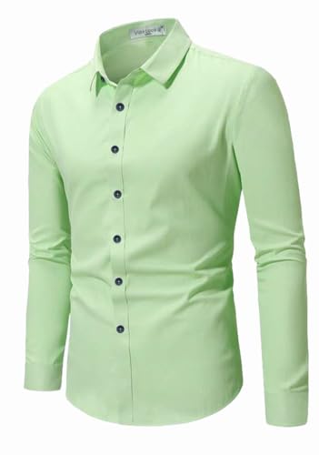 Image of Vida Loca Full Sleeve Spread Collar Cotton Blend Casual, Festival Stylish Slim fit Shirt for Men and Boys.