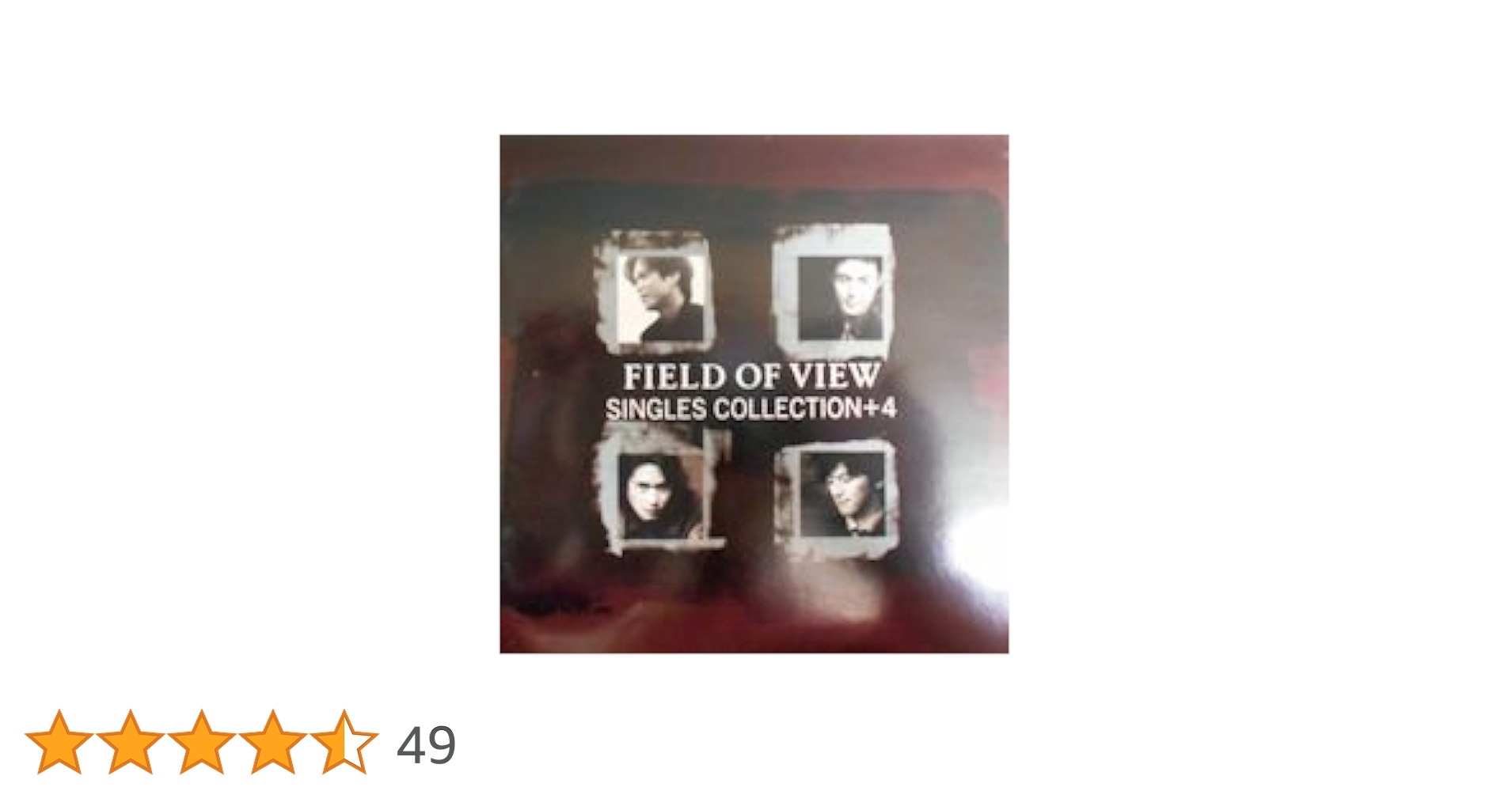 【未開封】FIELD OF VIEW アルバム4種 Amazon.co.jp: SINGLES COLLECTION+4: ミュージック
