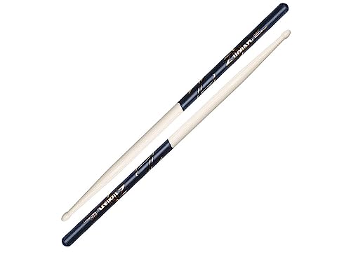 Zildjian Hickory Dip Series 4 for 3 ドラムスティックパック - 5A - ウッドチップ - ブラック Zildjian Hickory Dip Series Drumsticks - 5A - Wood Tip - Black