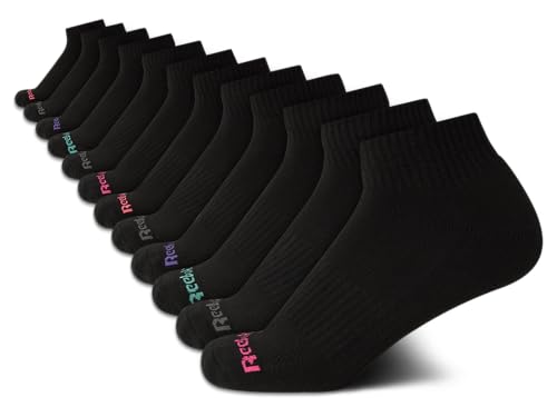 Image of Reebok Womens Quarter Socks 12 Pack Moisture Wicking Athletic Socks