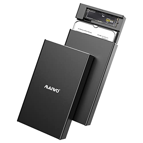 Caja externa NVME y SATA para discos 2.5 y 3.5 pulgadas miniatura 6