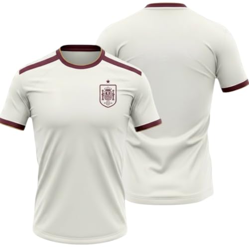 Champion's City Selección Española Camiseta Segunda Equipación Mundial 2026 2028 Réplica Oficial Unisex Adulto Transpirable   Talla S