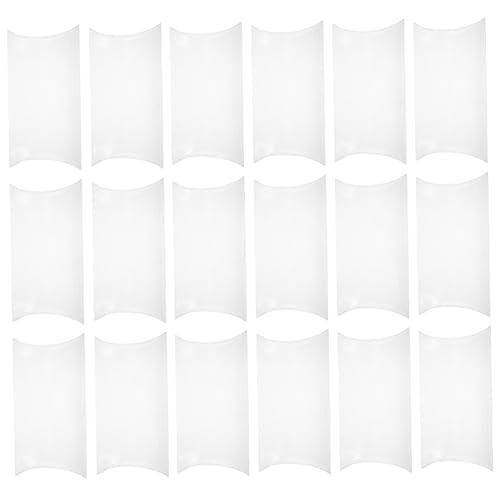 YOSADIER 50個入り透明ピローボックス 多用途コンパクト収納ケース キャンディーやベビーシャワー に クリアデザインで中身が見え