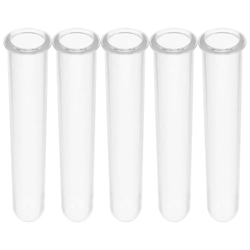 UTHCLO Unique Test Tube Vial Shot Glass 5pcs Acrylic Test Tube for Cocktail Bartender Tool