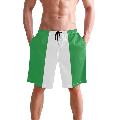 Short de bain Nigeria premium doublé de haute qualité pour homme