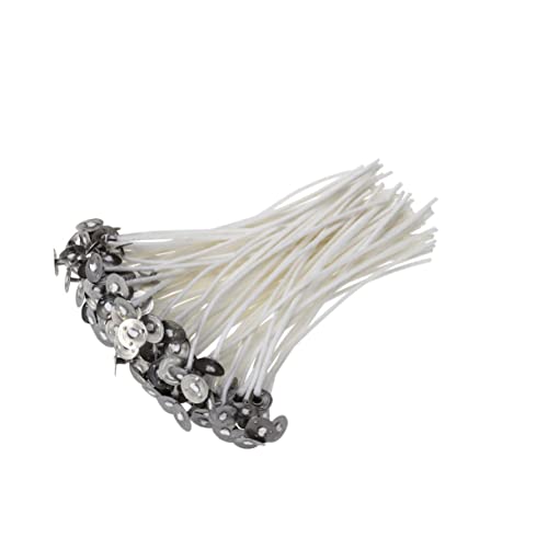 Mechas de algodón preenceradas para velas 14 cm 100 pcs miniatura 4