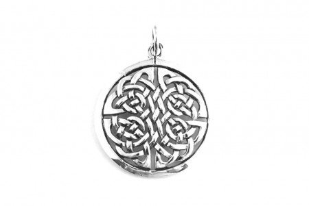 Pendentif argent celtique irlandaise pour femme en argent massif 925