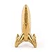 SELETTI La Mia Astronave in Porcellana Limited Gold Edition Cm.13,5X13,5X27