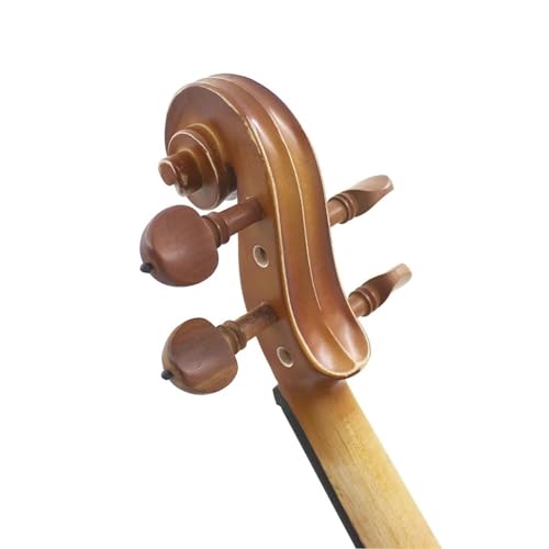 Violino 4/4 violino acústico de madeira maciça com caso cordas de arco ombro resto afinador violino