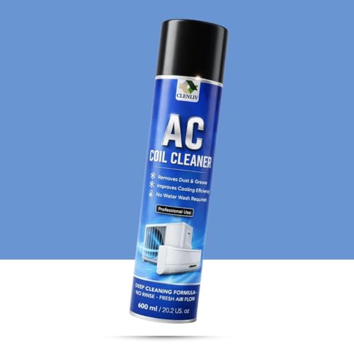 Image of AC Coil Cleaner Foam Spray - Non- Acidic | Heavy Duty | Instant Dirt & Dust Remover | Boosts Cooling Efficiency & Lowers Energy Bills | Professional Grade | 600ml (Pack of 1)