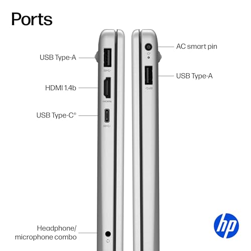 Image of HP 15.6 inch Pavilion Laptop Computer PC, Intel N100 (16GB RAM, 256GB SSD) Lifetime Office 365, Portable Design & Long Battery Life, for Home Daily use, Windows 11 Home, Silver