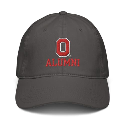 Gorra ajustable oficial Ohio State Buckeyes gris miniatura 2