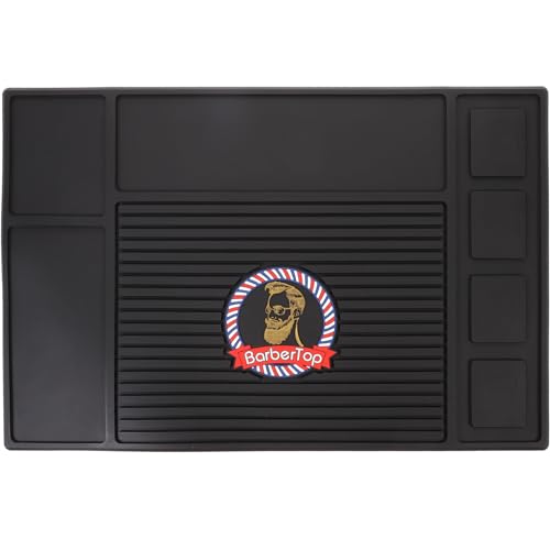 NOLITOY Almohadilla De Herramientas De Peluquería Alisadores Champú Estilista Equipo Clíper Pararse Mini Cepillo De Pelo Calentado Paraca Salón Tijeras Estera Cabello Gel De Sílice Black