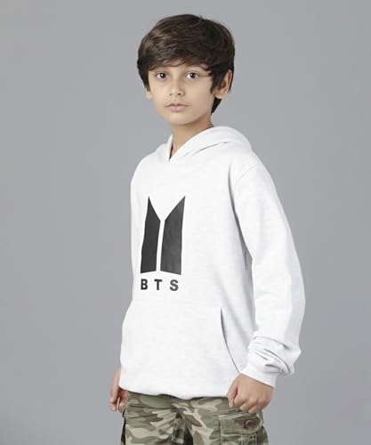Image of KYDA KIDS Boys Cotton Regular Fit Hooded Neck Hoodies - Sweatshirt with Hoodies Full Sleeves Winter Wear, Long Sleeve Sweatshirts for Boys