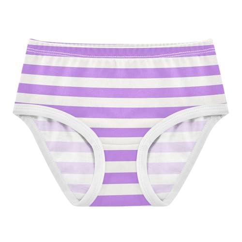 Purple White Stripe Toddler Girls's Underwear 2T 2300877