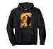 Samurai Warrior & Fighter | Black Cat, Vintage Japanese Art Pullover Hoodie