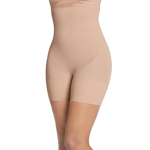 Jockey Women's Shapewear Skimmies Seamfree Core Body Smoothing High-Waist Mid-Thigh Short