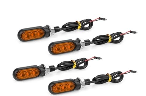 Intermitentes para moto con luces traseras de freno y señal de giro ámbar secuencial
