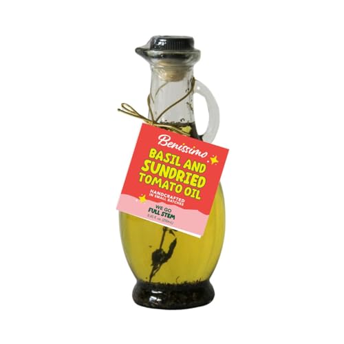 Benissimo Basil &amp; Sun-Dried Tomato Herb Infused Oil, 8.45oz