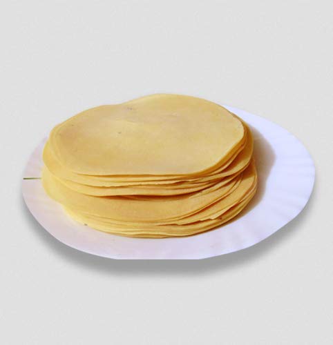 Image of Dry Fruit Hub Fresh Appalam Papad Plain 400gm,Apadam Papadam, Homemade Aplam Paped,Traditional Taste of South Indian Appalam Papad Pack of 400gm