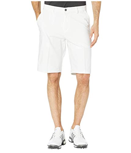 adidas Golf Men's Ultimate 365 Twill White Shorts, White/Grey One F, 38