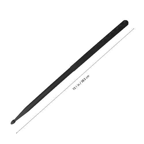 Baquetas de Nylon Antideslizantes para Batería Negro miniatura 5