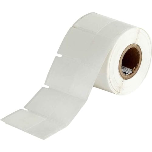 Brady THT-183-461-0.5-SC Label, Self-Laminating Polyester, 1.750" H x 1.000" W, White, 500/Roll (Pack of 500)