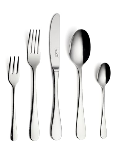 Vivo by Villeroy & Boch Group New Sweet Basic Cutlery Set 30 Pieces, Stainless Steel