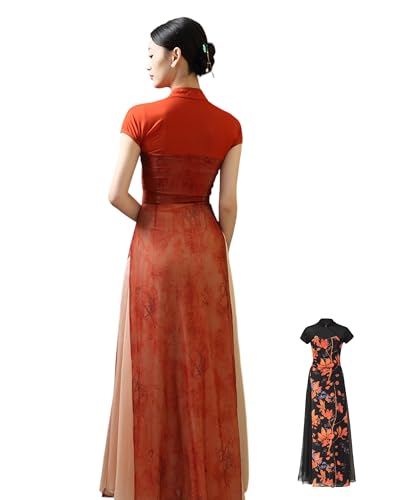 Ensemble Qipao moderne pour femme ROYAL SMEELA avec haut et culottes