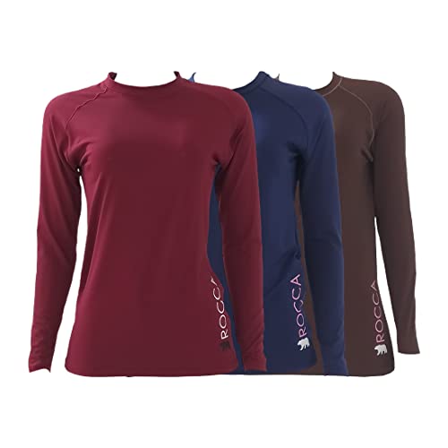 KIT 3 BLUSAS PELUCIADA SEGUNDA PELE TÉRMICA (G, Marinho/Rubro/Marrom)