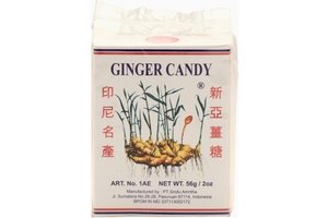 Sina Ginger Candy (Ting Ting Jahe) - 2Oz [ 25 Units] #TOP8