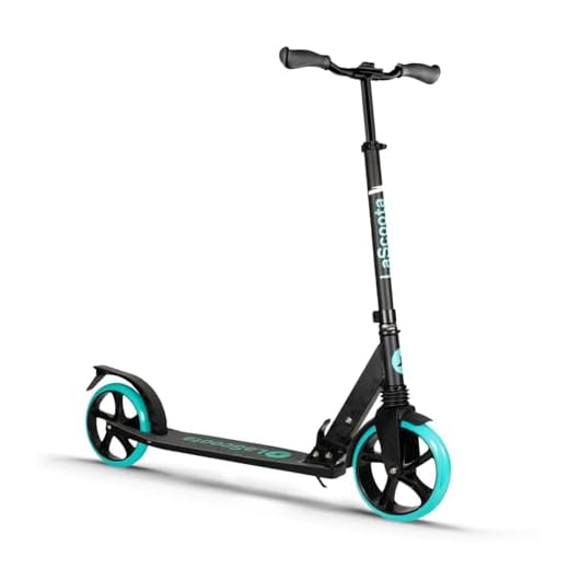 LaScoota Kick Scooter for Adults & Teens. Perfect for Youth 12 Years and Up and Men & Women Lightweight Foldable Adult Scooter with Large 8” Wheels 220lbs