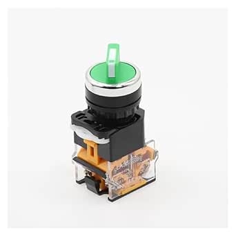 2PCS 22mm self-Reset Selector Switch 1NO1NC 2/3 Positions Rotary ...