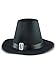 Forum Novelties Men's Novelty Adult Pilgrim Man Hat, Black, One Size
