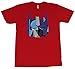 Transformers Mens T-Shirt - Stylized Optim Helmet Image L Red