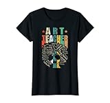 Mujer Disfraz de profesor de arte vintage afroamericano Camiseta