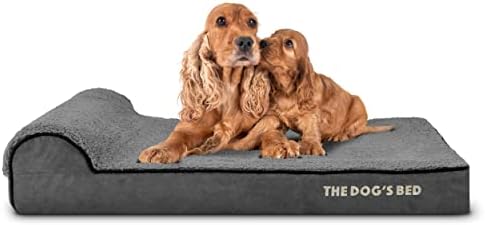 The Dogs Bed Orthopaedic Dog Bed Coronation Large Blue/Red Union Jack Waterproof Memory Foam Dog Bed