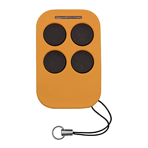 X X-HOUSE Multi-Duplicator Garage Remote Control Universal Garage Door Remote Copy Fixed Code and Rolling Code with Frequency 315/310/318/390/433.92/868Mhz,All in a Idol Remote(Orange Color)