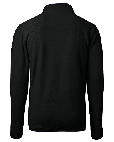 Image of Cutter & Buck mens Cascade Eco Mens Sherpa Fleece Quarter ZipFleece Jacket