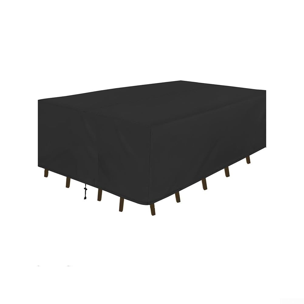 Housse salon de jardin 250x200x80 cm bâche extérieure réglable