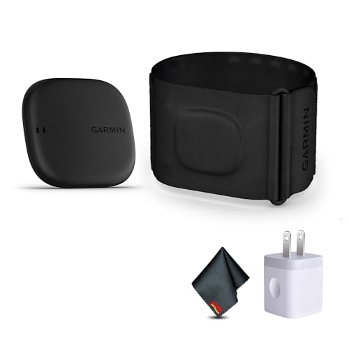 Garmin Index Sleep Monitor Small/Medium Bundle with USB Wall Charger Adapter + Microfiber Cleaning Cloth