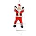 Athoinsu Hanging Christmas Decorations Santa Claus Climbing On Rope Ladder Toy 24'' Christmas Tree Ornaments Indoor Outdoor Holiday Fireplace Decoration Xmas Party Prop(Style 2)